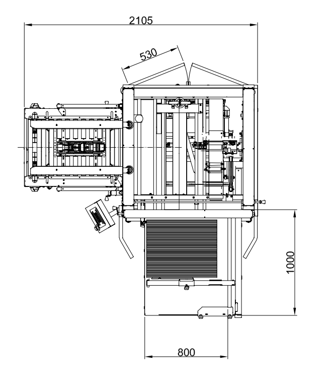 Składarka F1000 do formowania kartonów specyfikacja techniczna